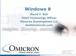 Windows 8 - slide 1