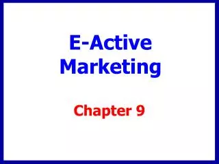 E-Active Marketing