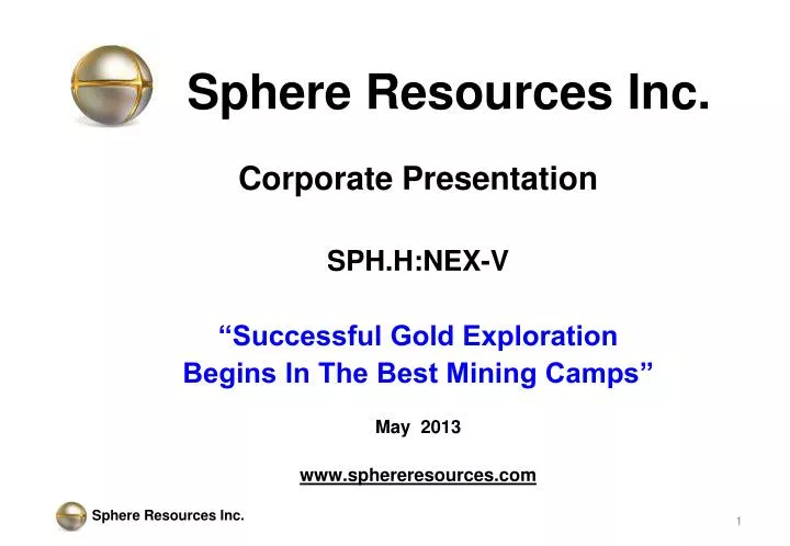 sphere resources inc