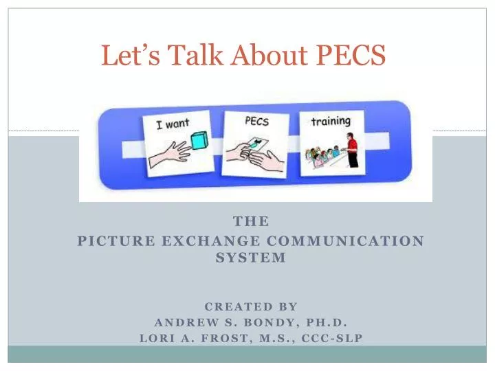 let s talk about pecs