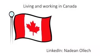 Living and working in Canada LinkedIn: Nadean Ollech