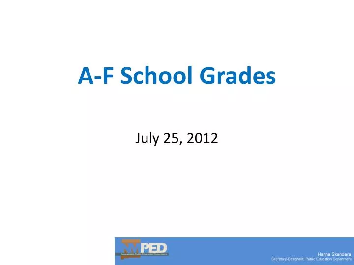 a f school grades