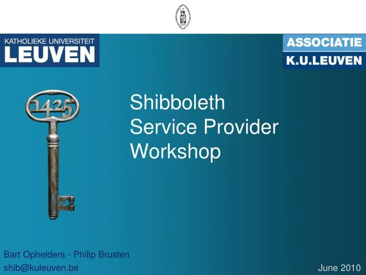 shibboleth service provider workshop