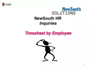 NewSouth HR Inquiries Timesheet by Employee