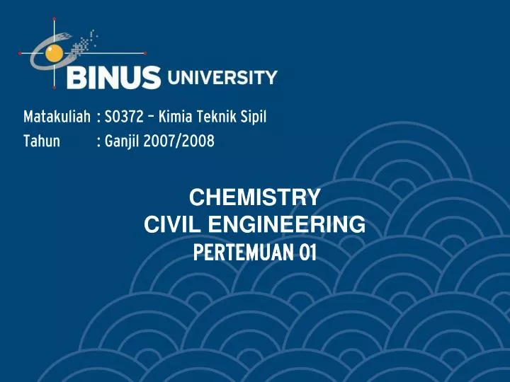 chemistry civil engineering pertemuan 01