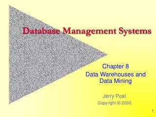 Database Management Systems