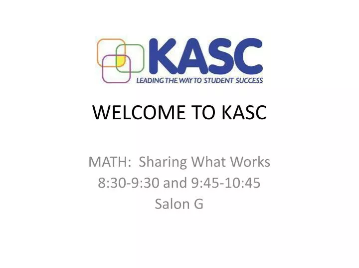 welcome to kasc