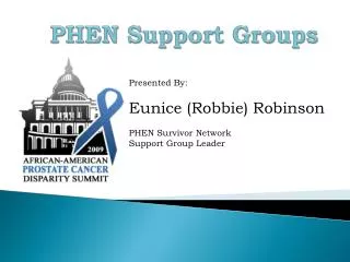 PHEN Support Groups