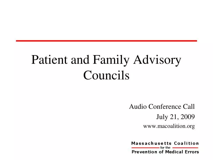 patient and family advisory councils