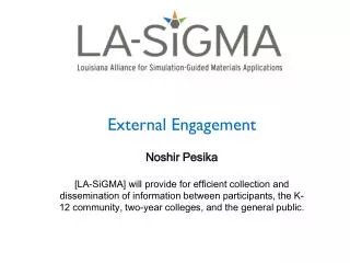 External Engagement Noshir Pesika
