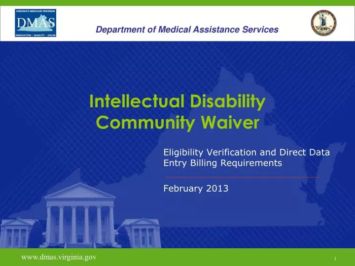 intellectual disability community waiver
