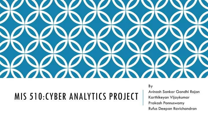 mis 510 cyber analytics project