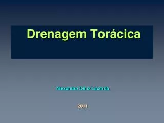 drenagem tor cica