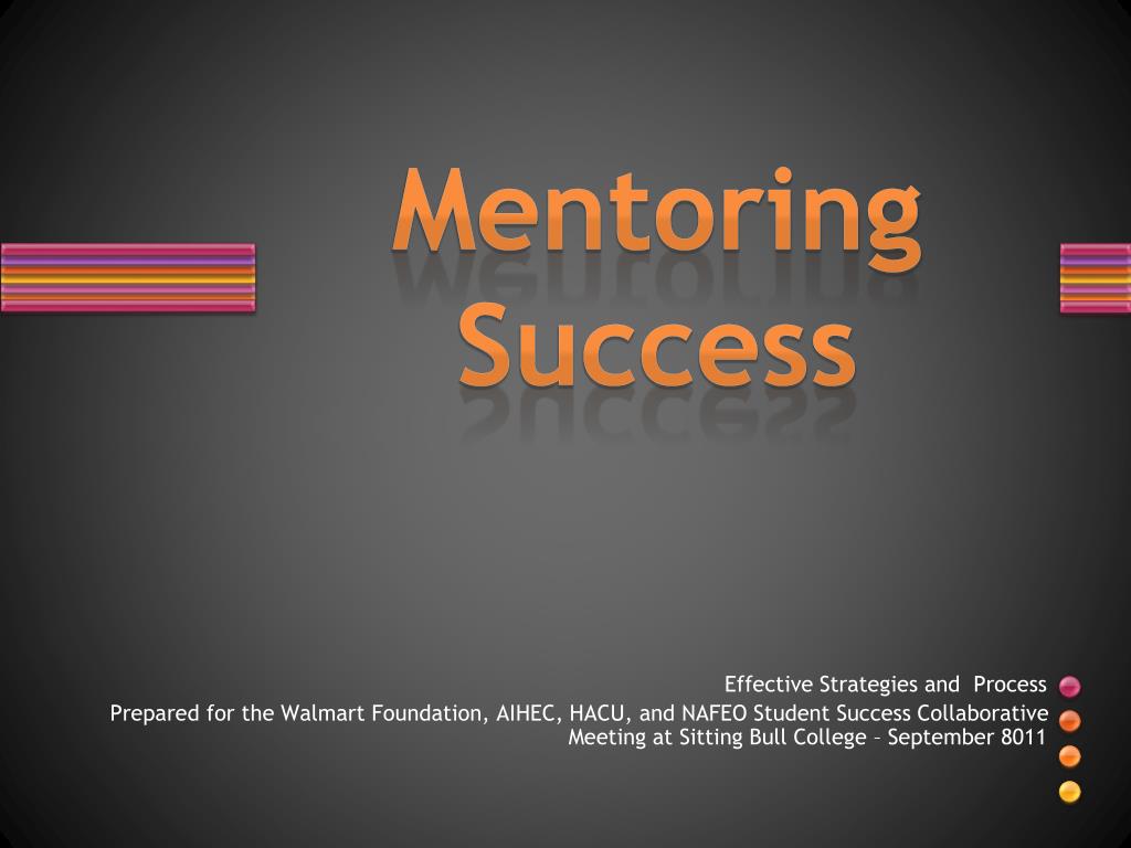 PPT - Mentoring Success PowerPoint Presentation, free download - ID:1698851