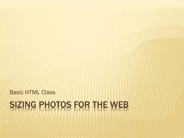 basic html class