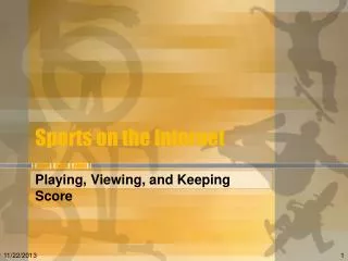 Sports on the Internet