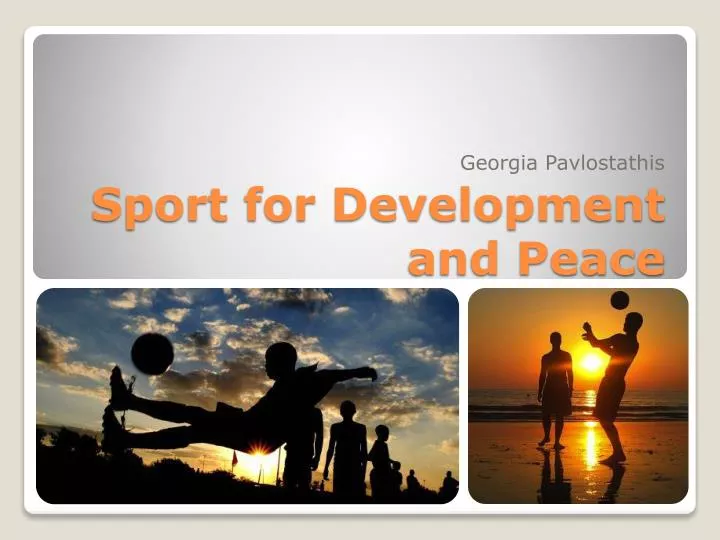 sport for development and peace