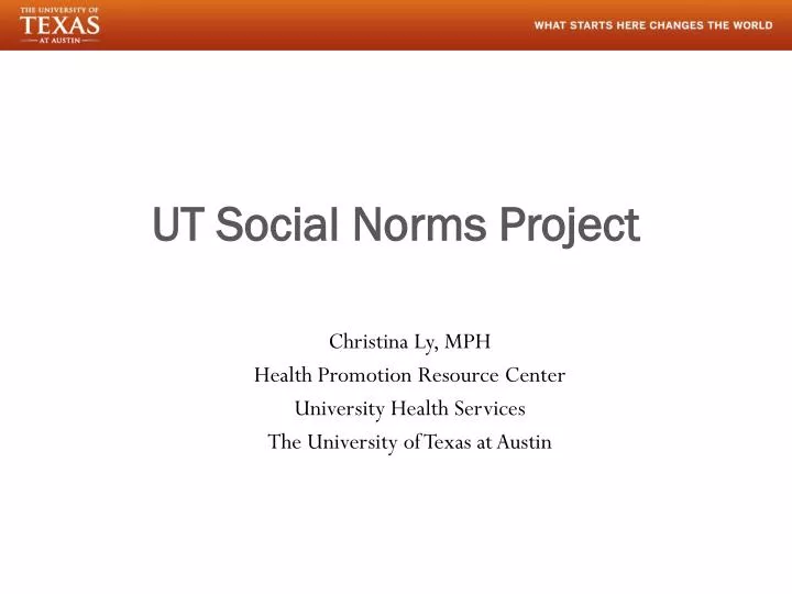 ut social norms project