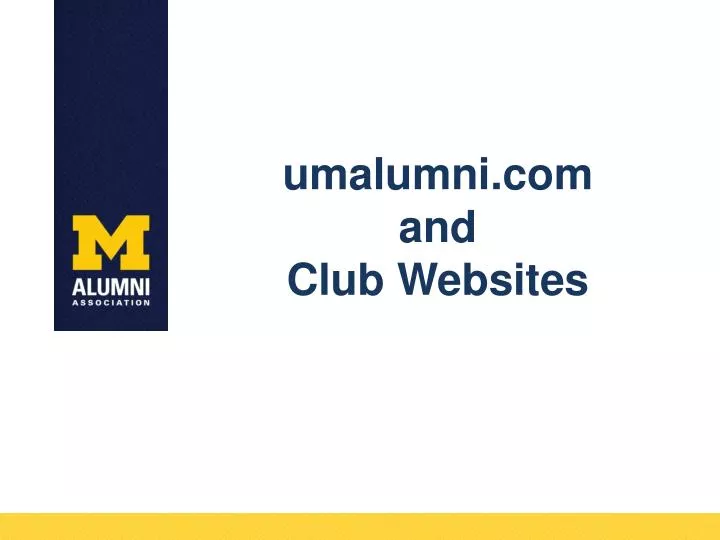 umalumni com and club websites