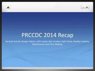 PRCCDC 2014 Recap