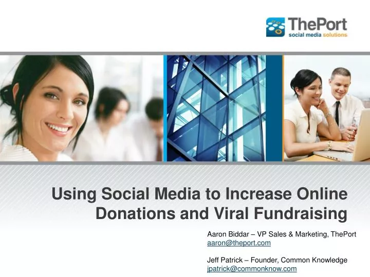 using social media to increase online donations and viral fundraising