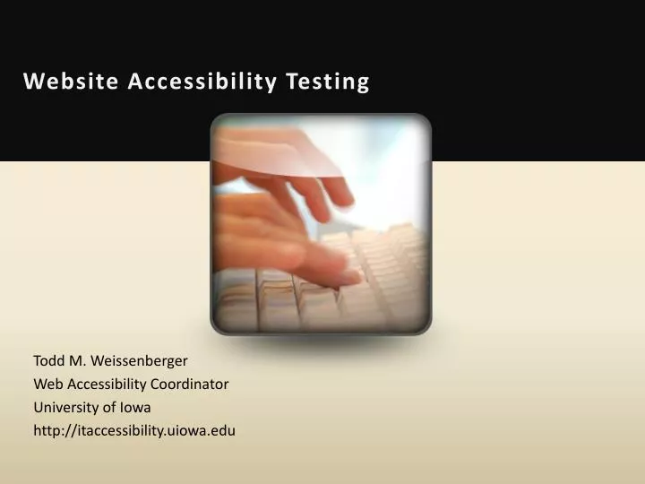 website accessibility testing