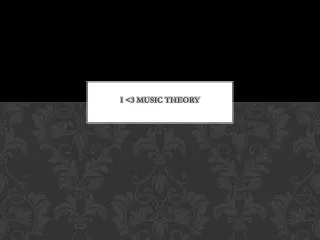 I &lt;3 Music Theory