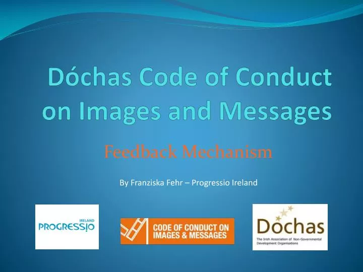 d chas code of conduct on images and messages