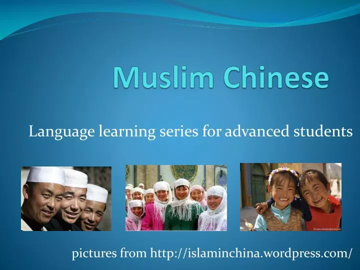 muslim chinese