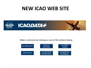 NEW ICAO WEB SITE