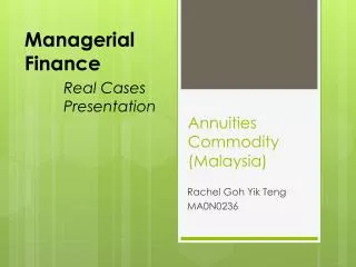 Annuities Commodity (Malaysia)