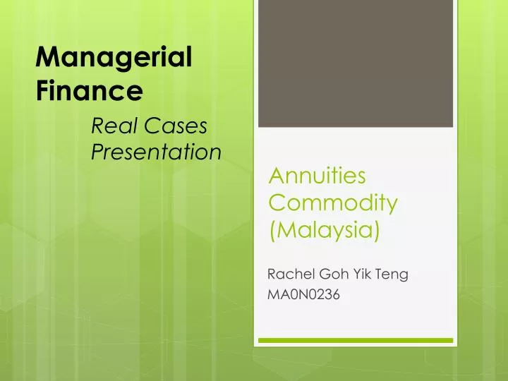 annuities commodity malaysia