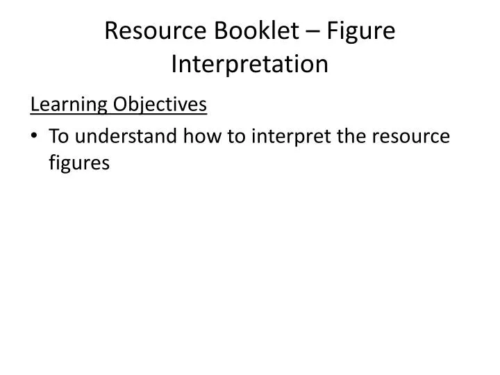 resource booklet figure interpretation