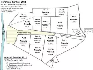 Pad 2 Annuals renovated 4.7 ha