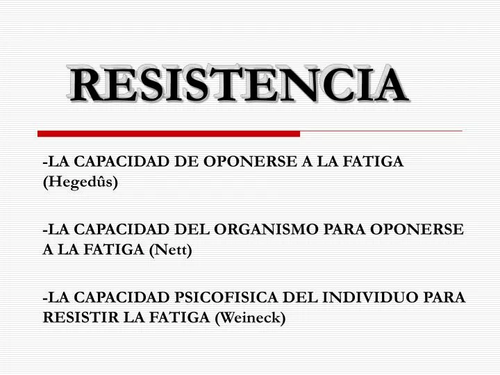 resistencia