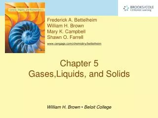 Chapter 5 Gases,Liquids, and Solids