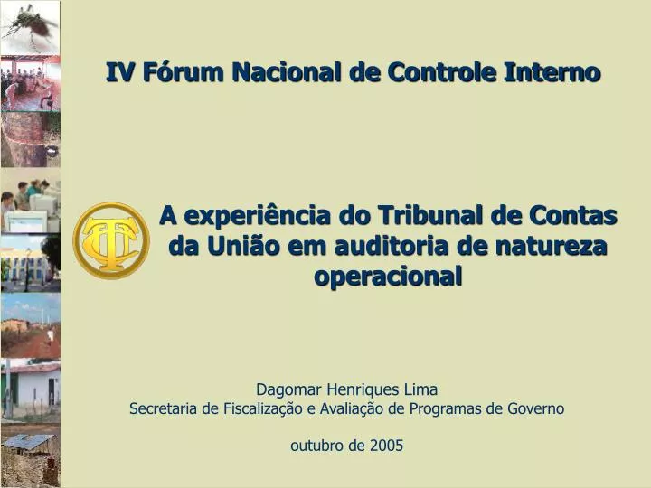 dagomar henriques lima secretaria de fiscaliza o e avalia o de programas de governo outubro de 2005