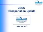 APG Transportation Update: Traffic Counts & Improvement Projects (June 2013) - slide 1