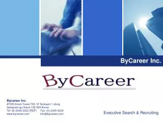 Executive Search &amp; Recruiting