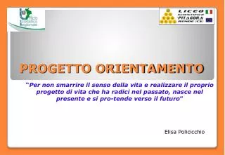 progetto orientamento