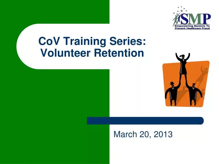 cov training series volunteer retention