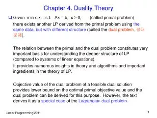 Chapter 4. Duality Theory
