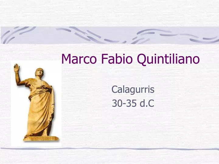 marco fabio quintiliano