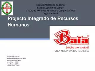 Projecto Integrado de Recursos Humanos