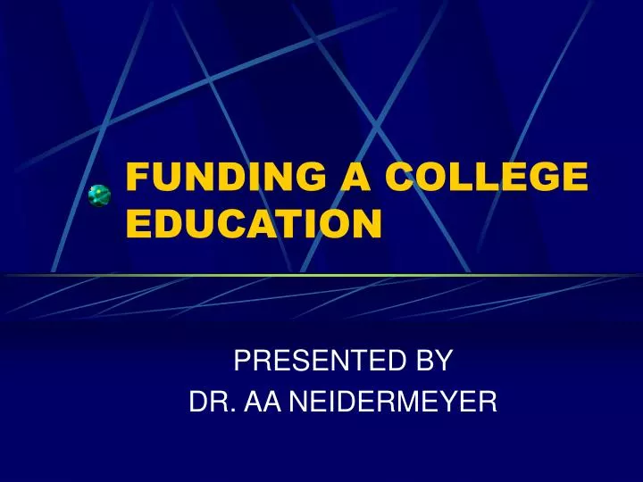 funding a college education