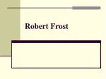 Robert Frost - slide 1