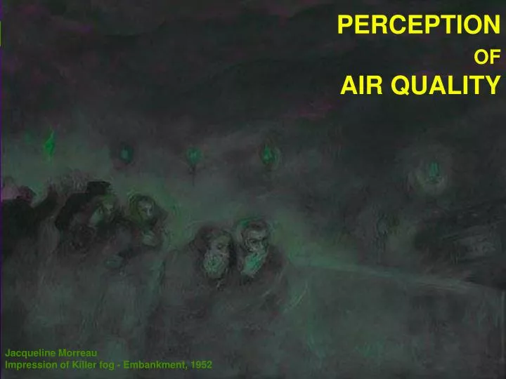 perception of air quality