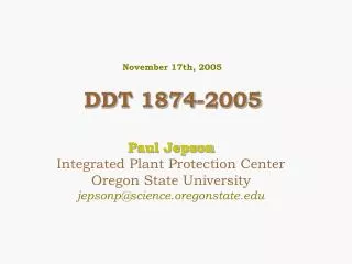 DDT 1874-2005