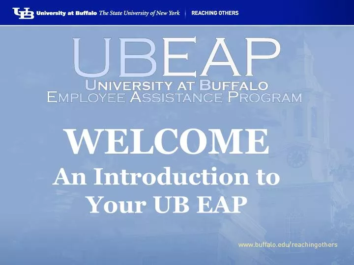 welcome an introduction to your ub eap
