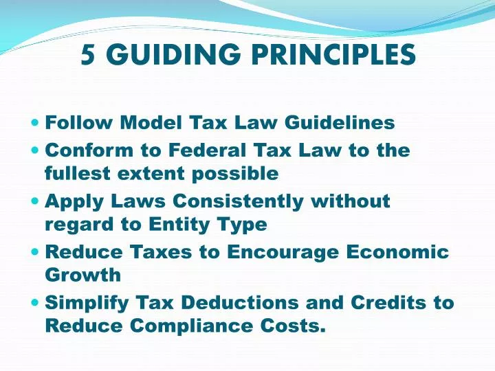 5 guiding principles